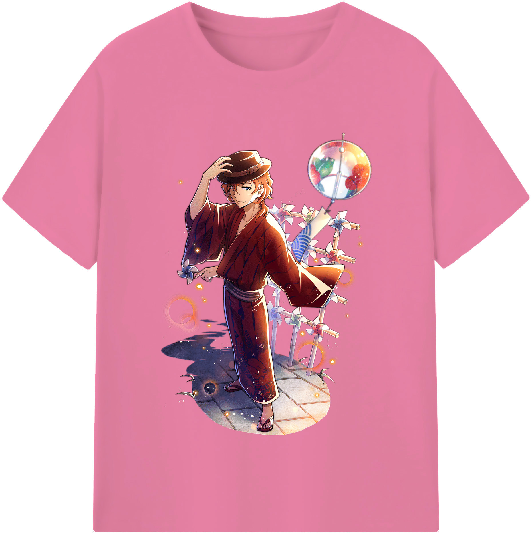 （画像用） 文豪ストレイドッグス Bungo Stray Dogs 綿100％半袖Tシャツ（フロントプリント）